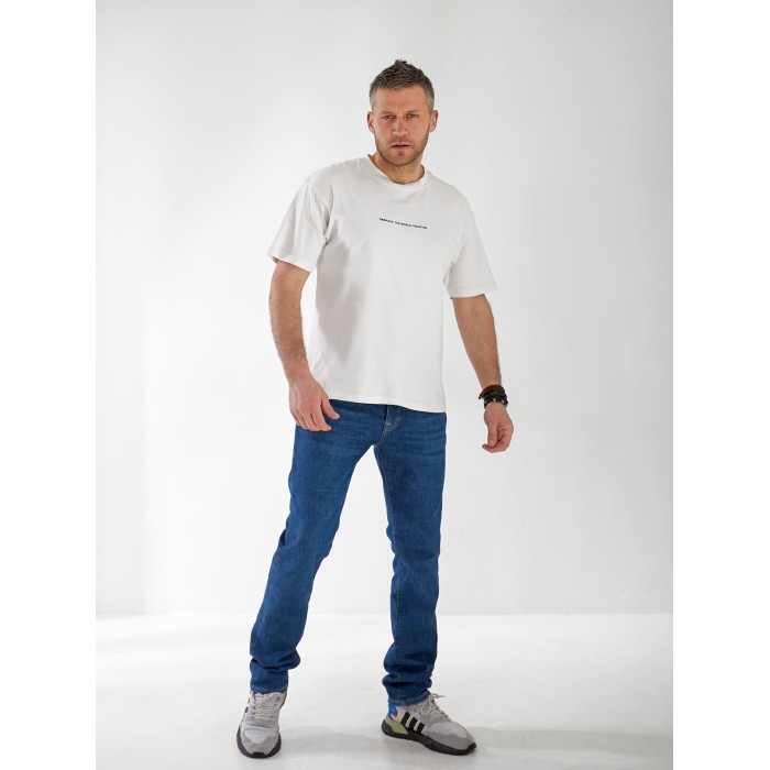 Джинси Madelen Straight чоловічі синього кольору 32983