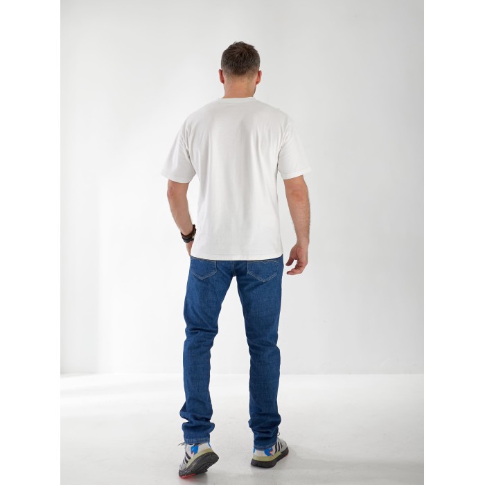 Джинси Madelen Straight чоловічі синього кольору 32983