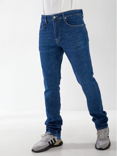 Джинси Madelen Straight чоловічі синього кольору 32983