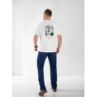 Джинсы Grady Straight мужские темно-синего цвета 32984