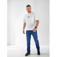 Джинси Keagen Straight чоловічі синього кольору 32986