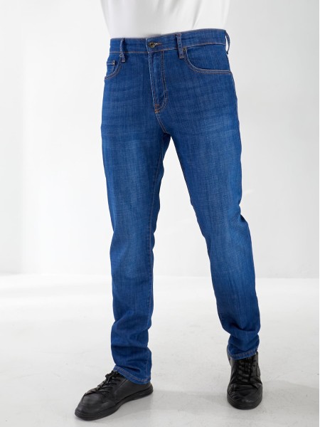 Джинси Keagen Straight чоловічі синього кольору 32986