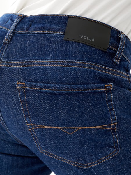 Джинси Lupin Straight чоловічі синього кольору 32994