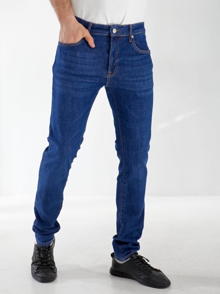 Джинси Journey Skinny чоловічі темно-синього кольору 32995