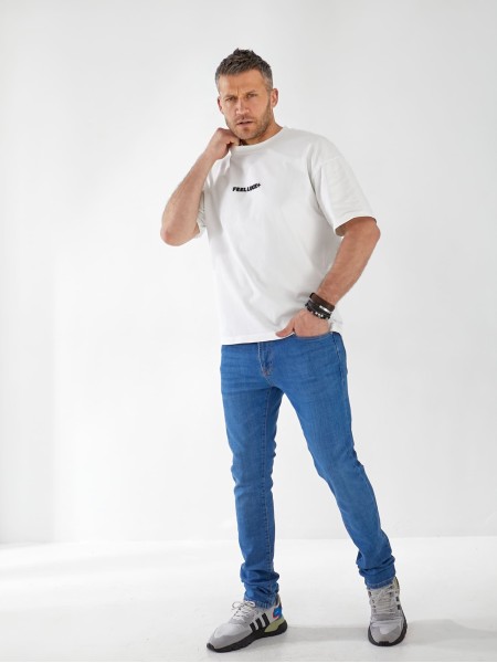 Джинси Lupin Skinny чоловічі свiтло-синього кольору 32996