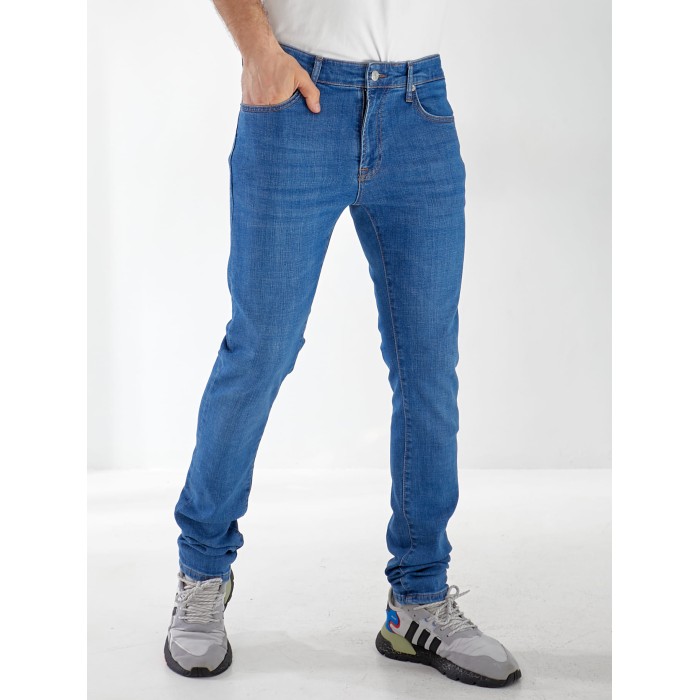 Джинси Lupin Skinny чоловічі свiтло-синього кольору 32996