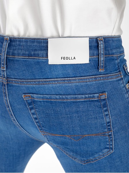 Джинси Lupin Skinny чоловічі свiтло-синього кольору 33026