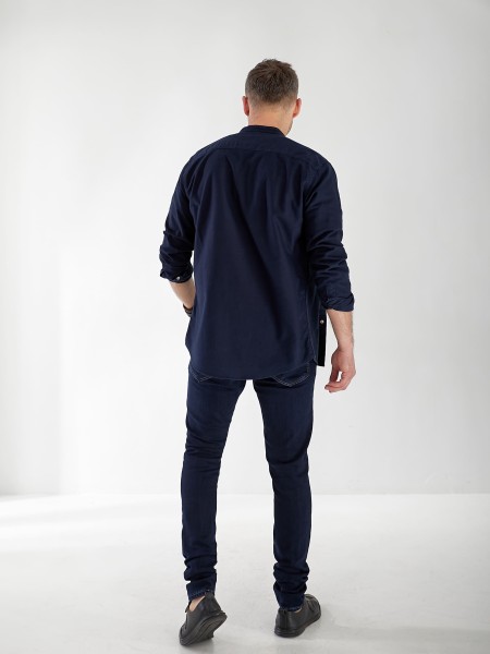 Джинси Maxen Skinny чоловічі темно-синього кольору 33027