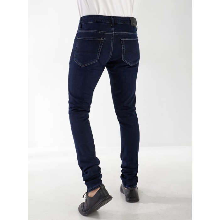 Джинсы Maxen Skinny мужские темно-синего цвета 33027