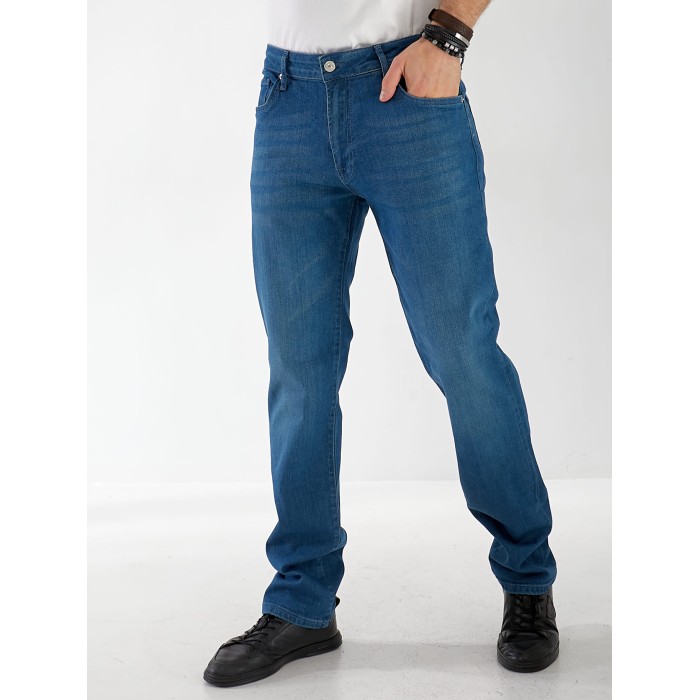 Джинси Lupin Skinny чоловічі синього кольору 33028