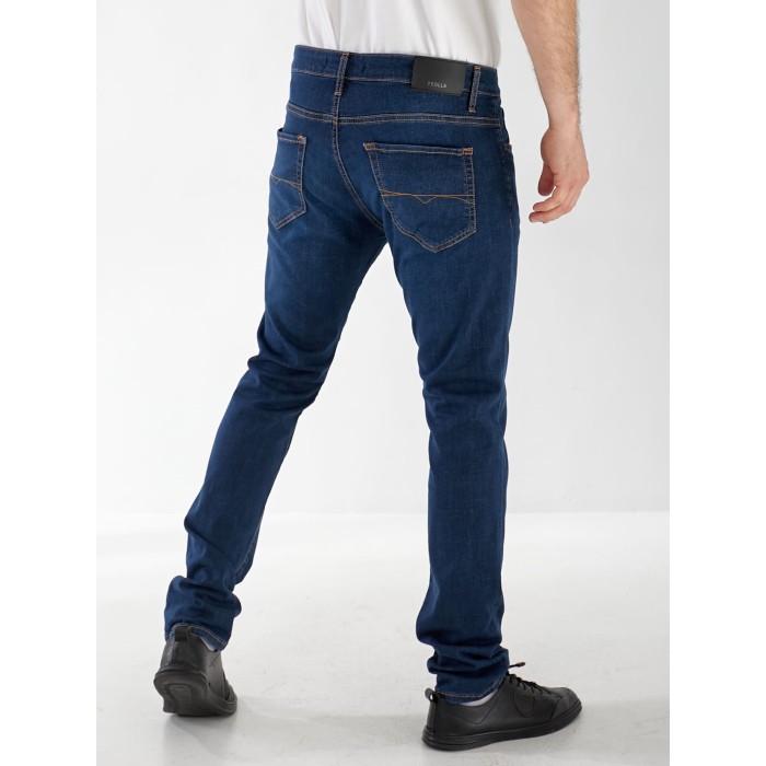 Джинси Marlin Skinny чоловічі темно-синього кольору 33031