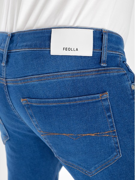 Джинси Soho Skinny чоловічі свiтло-синього кольору 33033