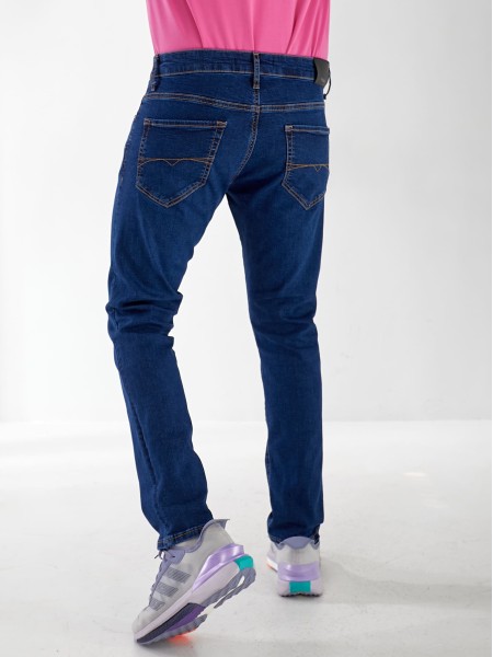 Джинси Carrie Skinny чоловічі темно-синього кольору 33035