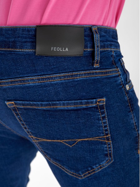 Джинси Carrie Skinny чоловічі темно-синього кольору 33035