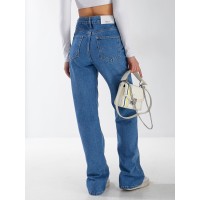 Джинси Felipe Wide leg жіночі світло-синього кольору 33038