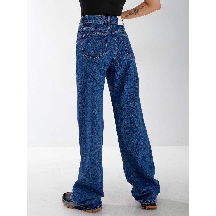 Джинси Malibu Wide leg жіночі світло-синього кольору 33039