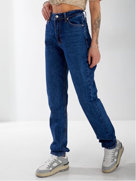 Джинси Stanley Mom жіночі  синього кольору 33045