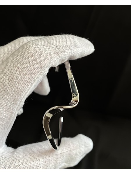 Браслет - манжет срібного кольору 33048