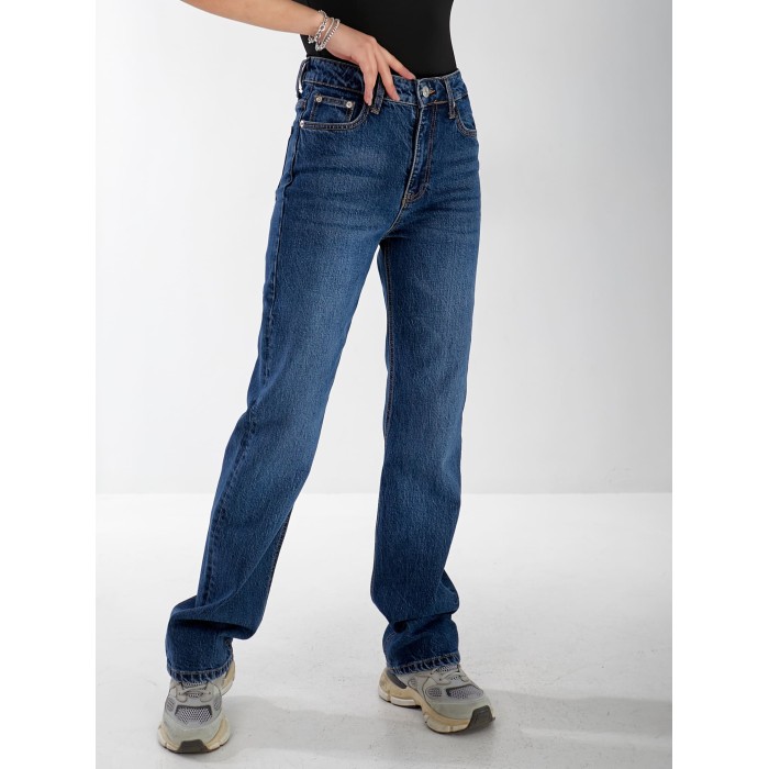 Джинси Xvaier Bootcut жіночі  синього кольору 33052