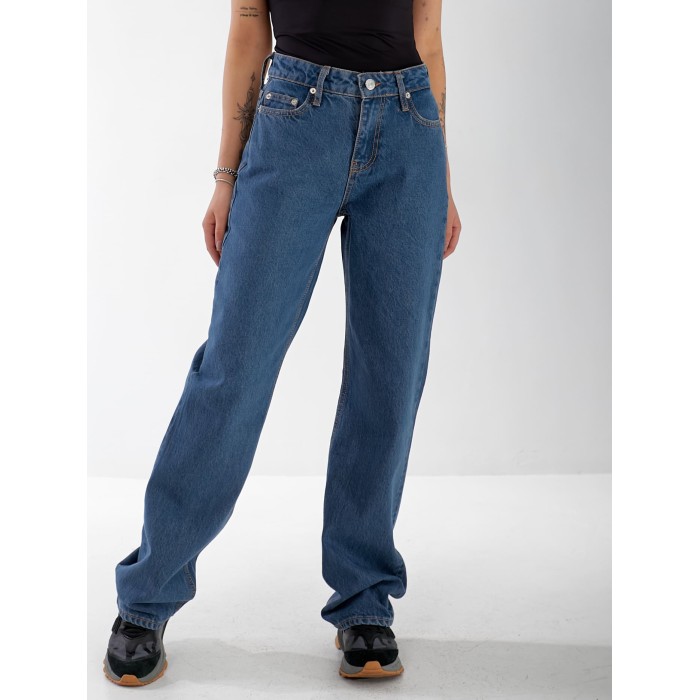 Джинсы Stanley Bootcut женские синего цвета 33054