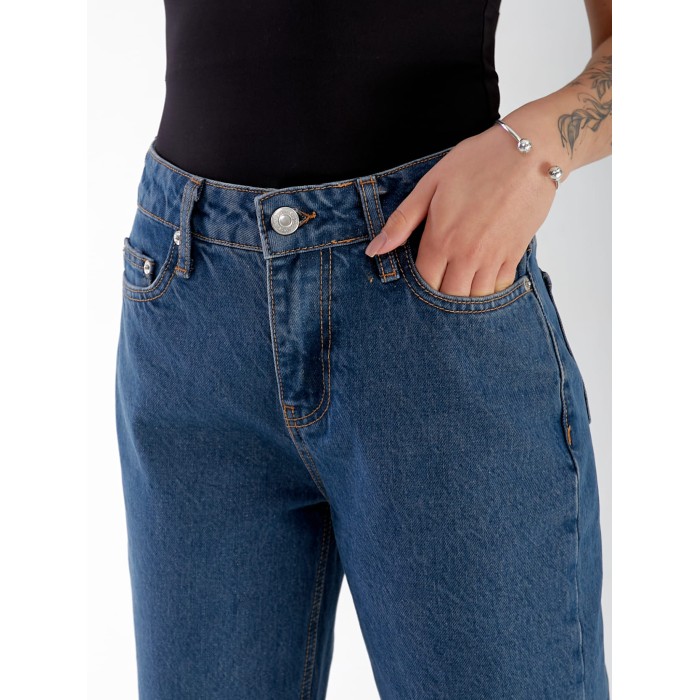 Джинсы Stanley Bootcut женские синего цвета 33054