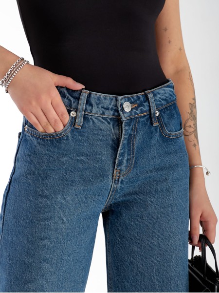 Джинси Everton Wide leg жіночі синього кольору 33058