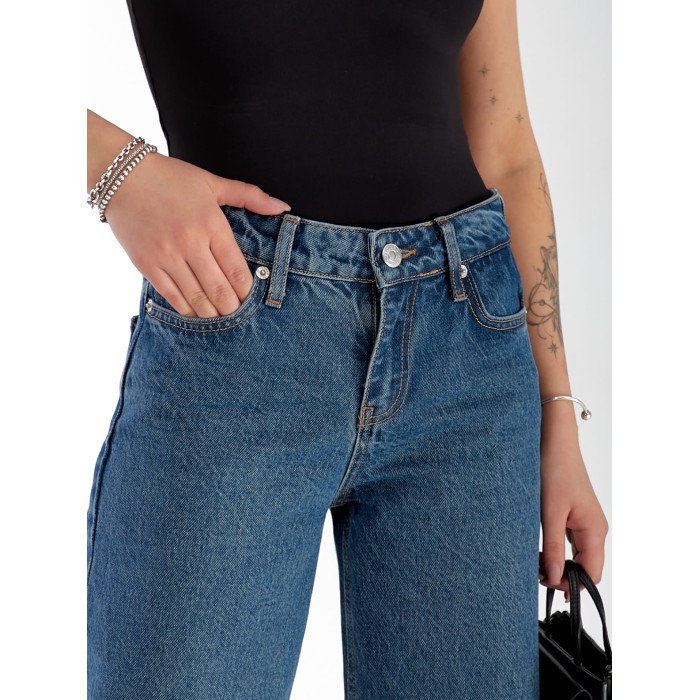 Джинси Everton Wide leg жіночі синього кольору 33058