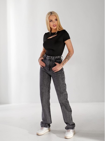 Джинси Stanley Straight жіночі сiрого кольору 33170