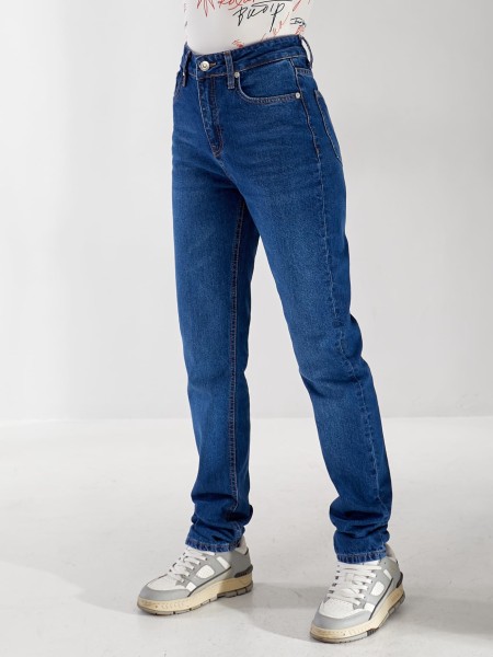 Джинси Holo Mom жіночі синього кольору 33172