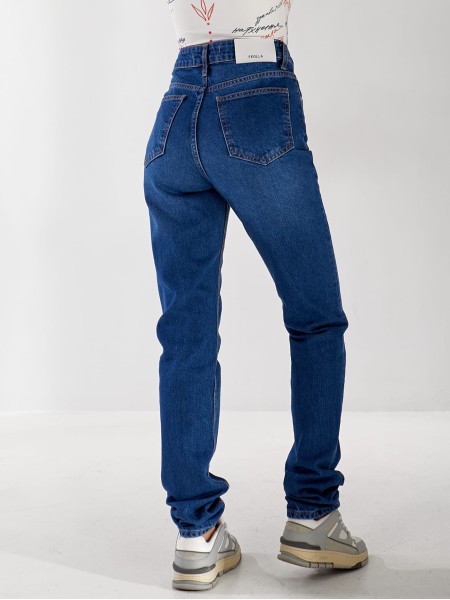 Джинси Holo Mom жіночі синього кольору 33172