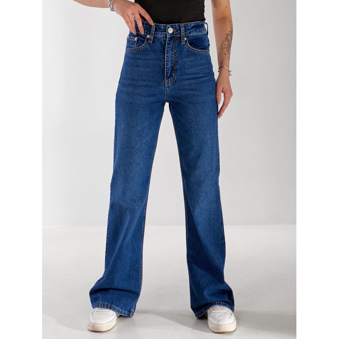 Джинси Holo Bootcut жіночі синього кольору 33173