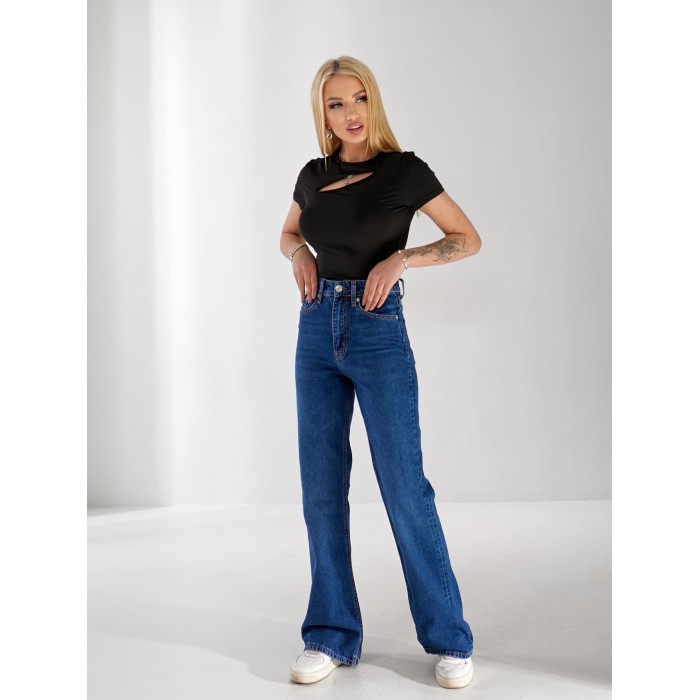 Джинси Holo Bootcut жіночі синього кольору 33173
