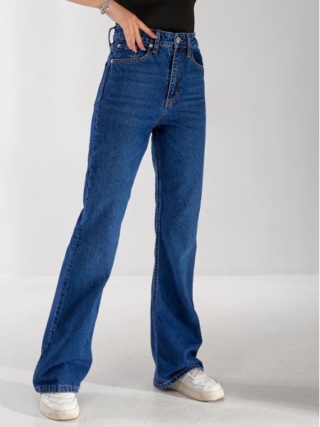 Джинси Holo Bootcut жіночі синього кольору 33173