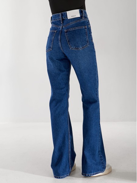 Джинси Holo Bootcut жіночі синього кольору 33173