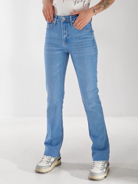 Джинси Olivium Slim straight жіночі свiтло-синього кольору 33175