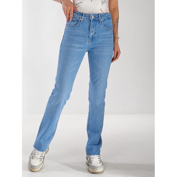 Джинси Olivium Slim straight жіночі свiтло-синього кольору 33175