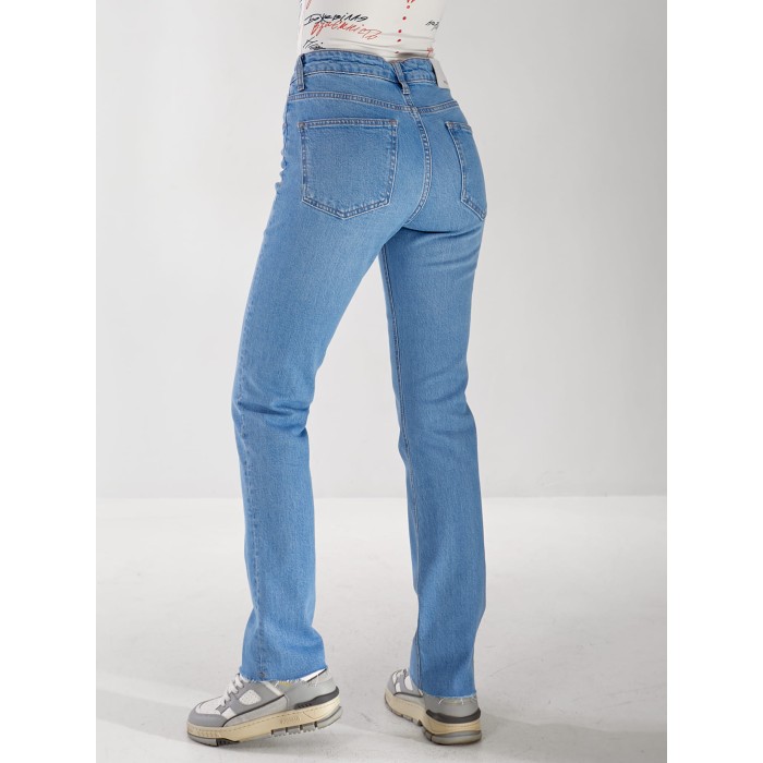 Джинси Olivium Slim straight жіночі свiтло-синього кольору 33175