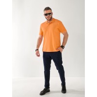 Чоловіча футболка-поло помаранчевого кольору 33231