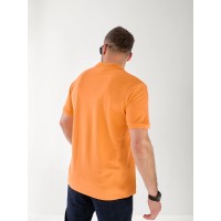 Чоловіча футболка-поло помаранчевого кольору 33231