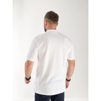 Чоловіча футболка-поло бiлого кольору 33232