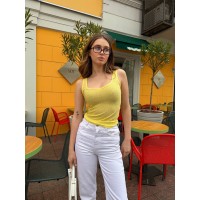 Майка жіноча базова жовтого кольору 33240