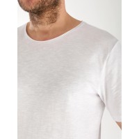 Чоловіча базова футболка бiлого кольору 33291