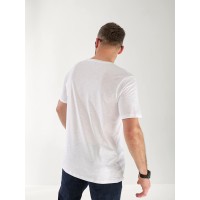 Чоловіча базова футболка бiлого кольору 33291