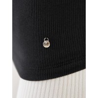 Майка-борцовка жіноча чорного кольору 33308