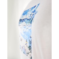 Чоловіча футболка з картинкою бiлого кольору 33309