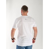 Чоловіча футболка з малюнком бiлого кольору 33312