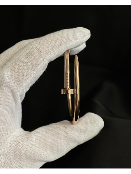 Браслет - манжет Цвях золотого кольору 33357