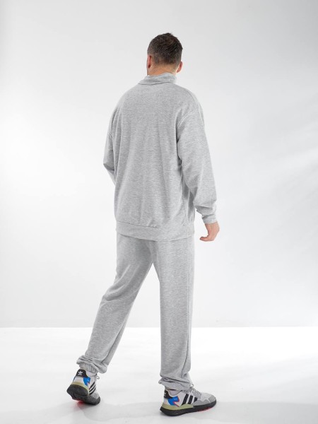 Чоловічий спортивний костюм сiрого кольору 33442