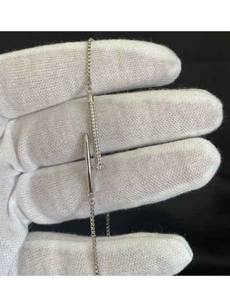 Браслет затяжка Цвях срібного кольору 33457