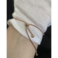 Браслет затяжка Гвоздь золотого цвета 33458